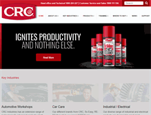 Tablet Screenshot of crcindustries.com.au